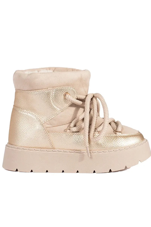 cor de marfim amarrado Botas de neve... cor de marfim amarrado Botas de neve...