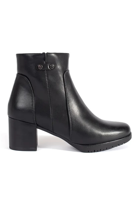 Botas pretas de salto alto Sergio Leone