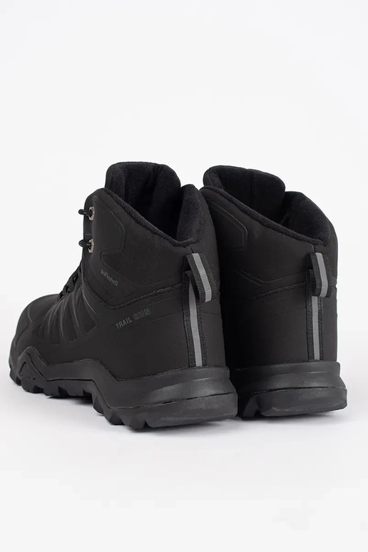 cor preta alto caminhadas sapato homens cor preta alto caminhadas sapato homens