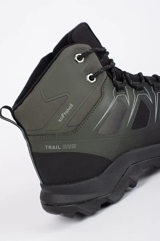 Botas de trekking altas pretas e...