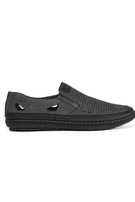 Botas masculinas em renda cinza