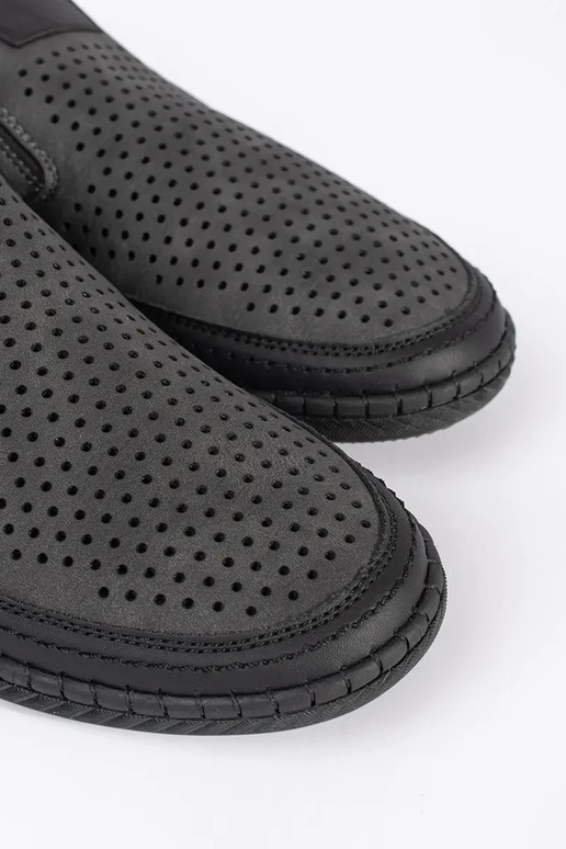 Botas masculinas em renda cinza