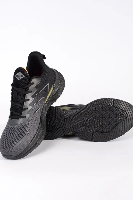 Ténis desportivos para homens cinza e...