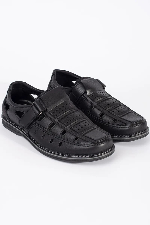 Sapatos masculinos slip-on em couro...
