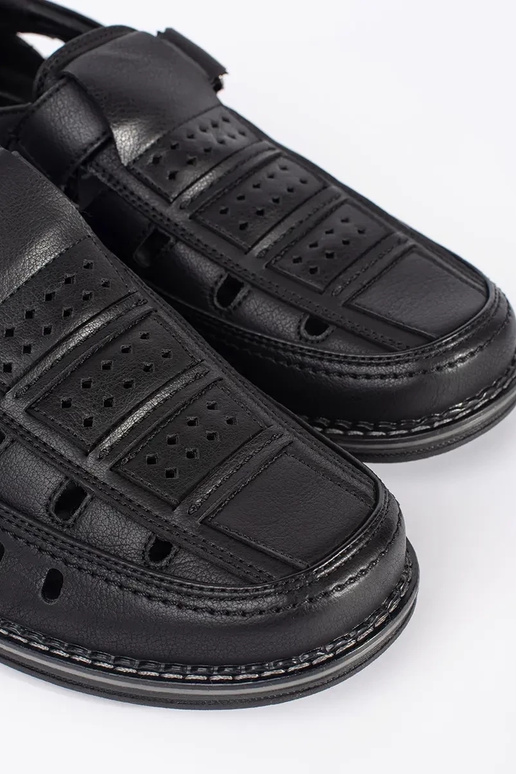 Sapatos masculinos slip-on em couro...