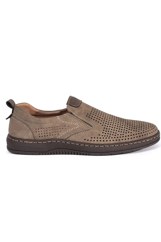 Mocassins Abertos Masculinos Bege