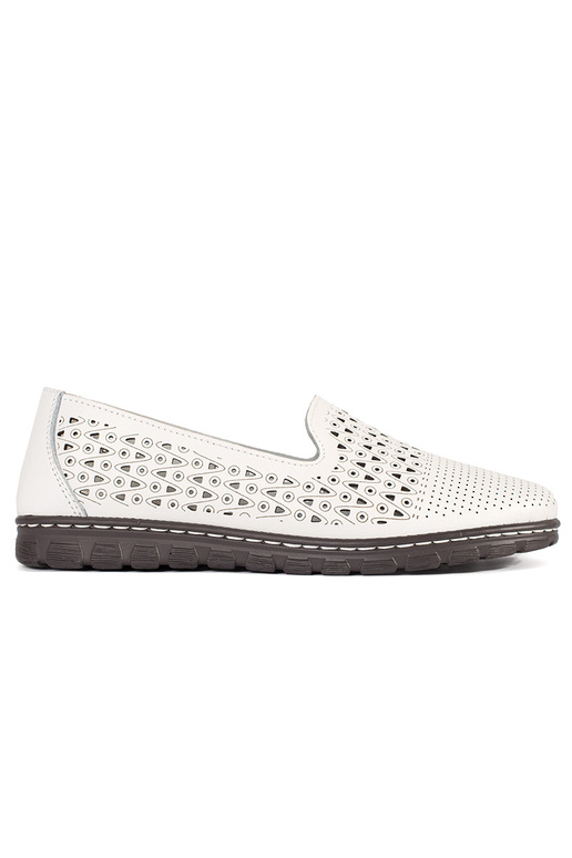 Sapatos brancos com recortes Sapatos brancos com recortes