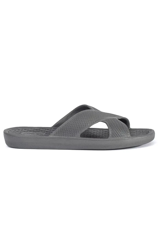 Chinelos de piscina cinzas para homens Chinelos de piscina cinzas para homens