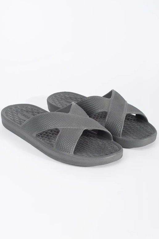 Chinelos de piscina cinzas para homens Chinelos de piscina cinzas para homens