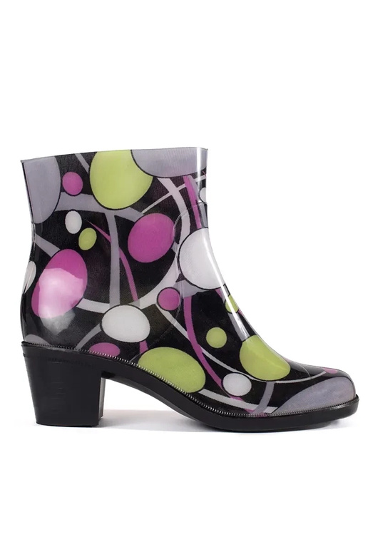 Botas de borracha com saltos pontudos Botas de borracha com saltos pontudos