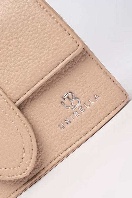 Bolsa pequena bege com alça