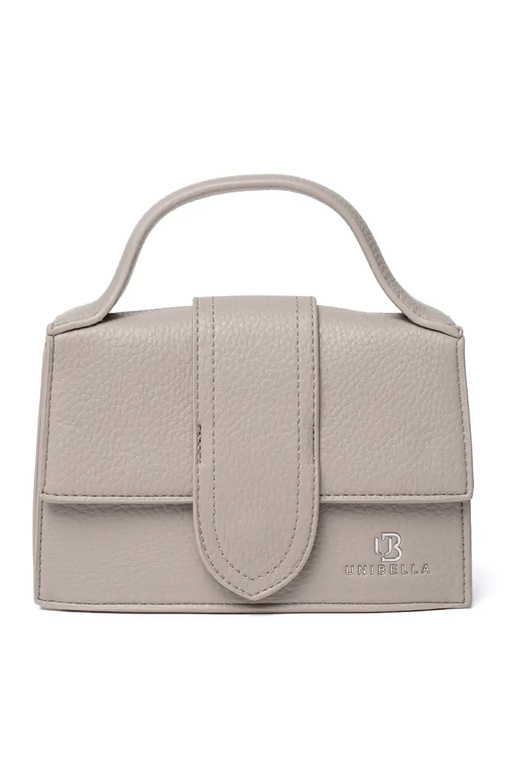 Bolsa pequena cinza com alça