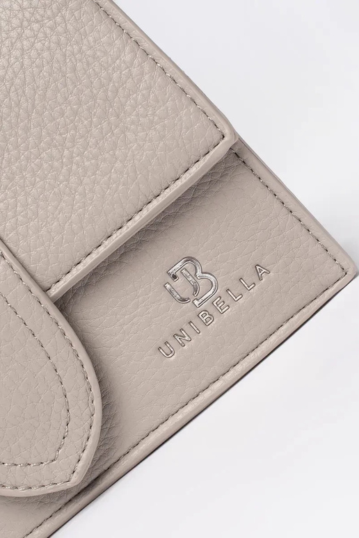 Bolsa pequena cinza com alça