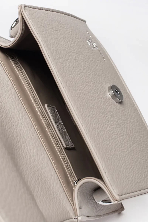 Bolsa pequena cinza com alça