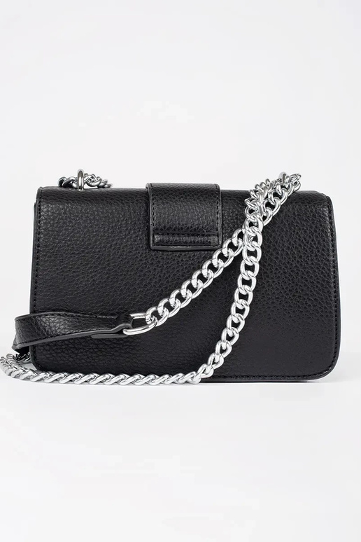 Bolsa Pequena Feminina Preta com... Bolsa Pequena Feminina Preta com...