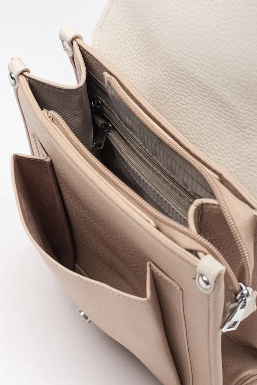 Mochila na cor marfim