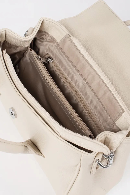 Bolsa feminina na cor branca com alças