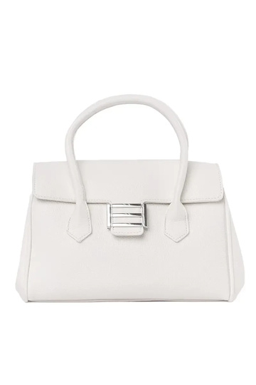 Bolsa feminina na cor cinza...