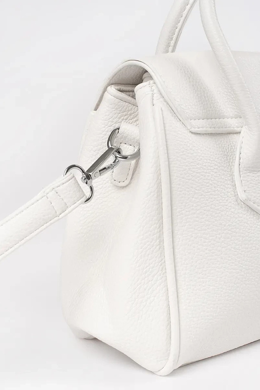 Bolsa feminina na cor cinza com alças