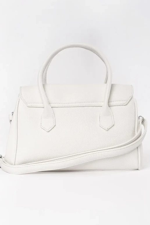 Bolsa feminina na cor cinza com alças