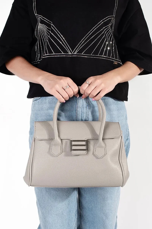 Mocassins femininos na cor taupe LUMI...