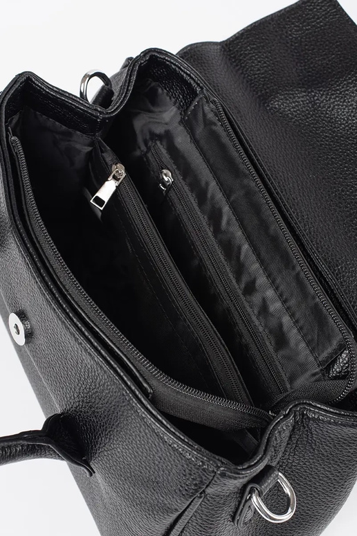 Bolsa feminina preta com alças