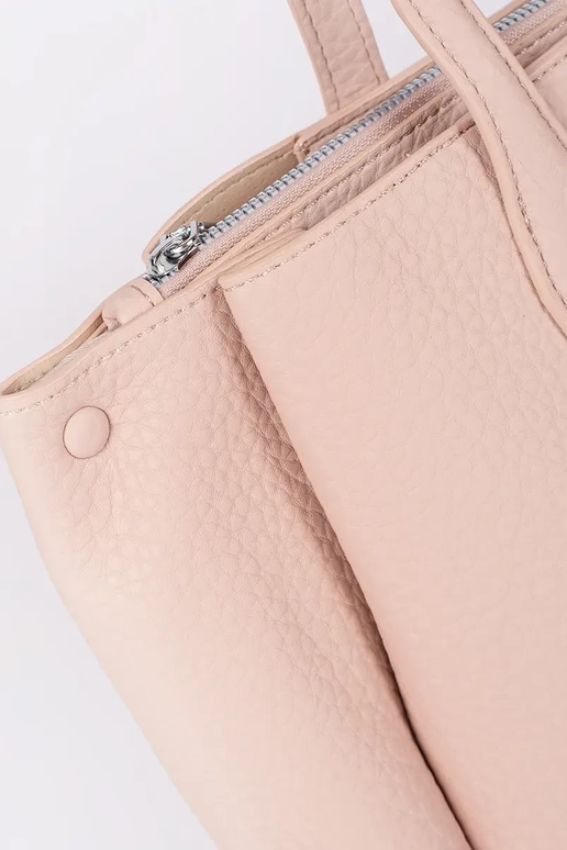 bolsa shopper rosa em couro ecológico bolsa shopper rosa em couro ecológico