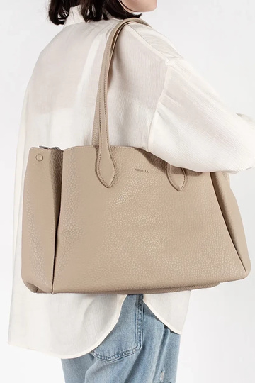 bolsa shopper na cor marfim... 2
