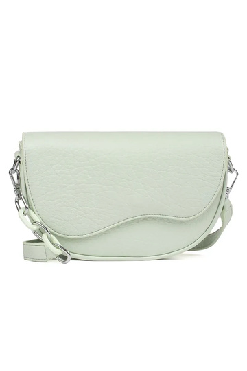 Bolsa verde mensageiro