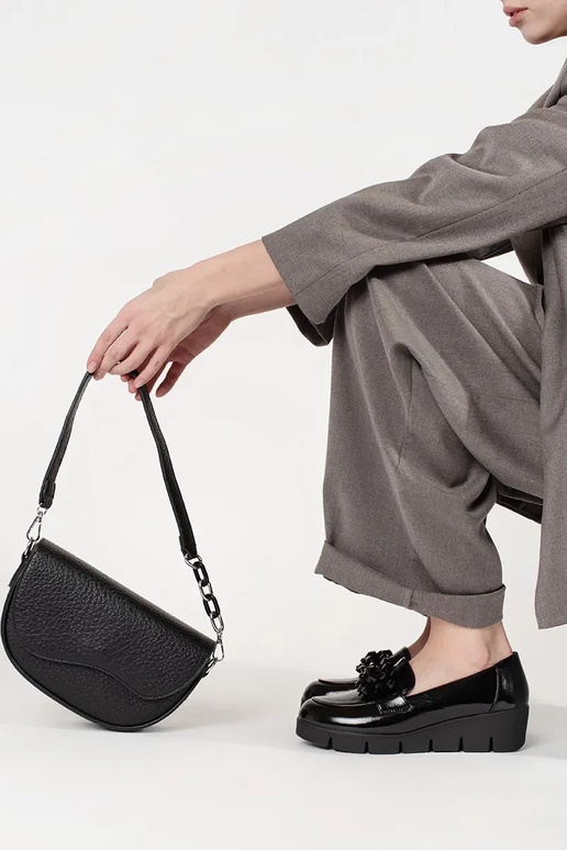 Bolsa preta de carteiro