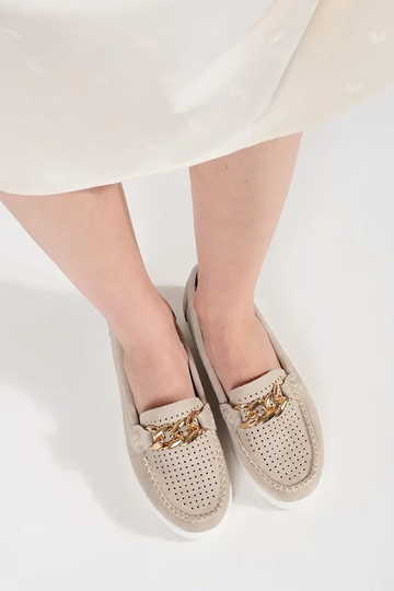 Mocassins de couro na cor... 2