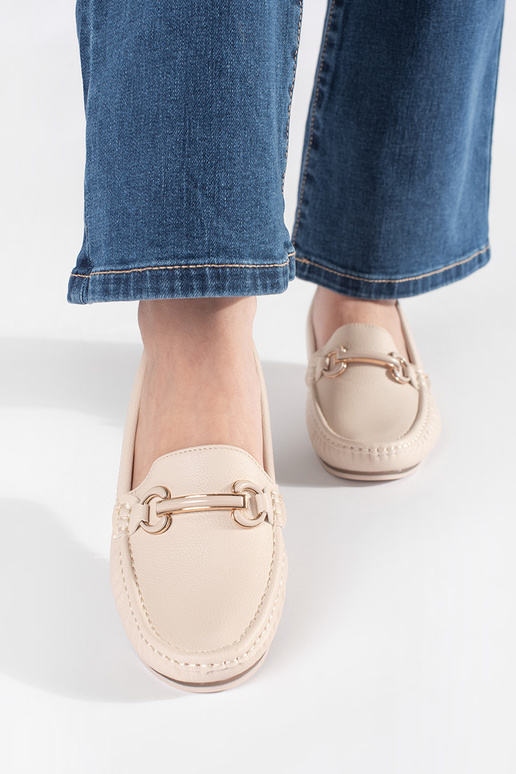Mocassins na cor areia Mocassins na cor areia
