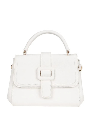 Bolsa Pequena Branca com...