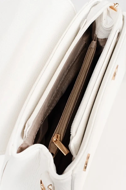 Bolsa Pequena Branca com Elementos...