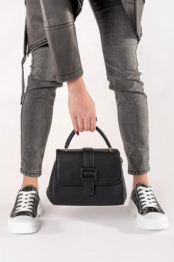 Bolsa Pequena Preta com... 2