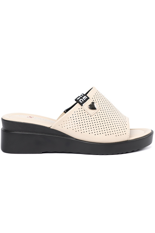 Chinelos femininos com plataforma na...