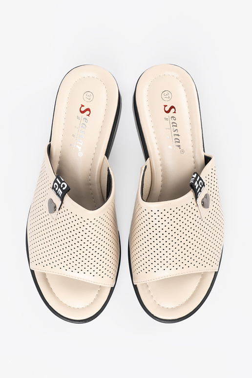 Chinelos femininos com plataforma na...