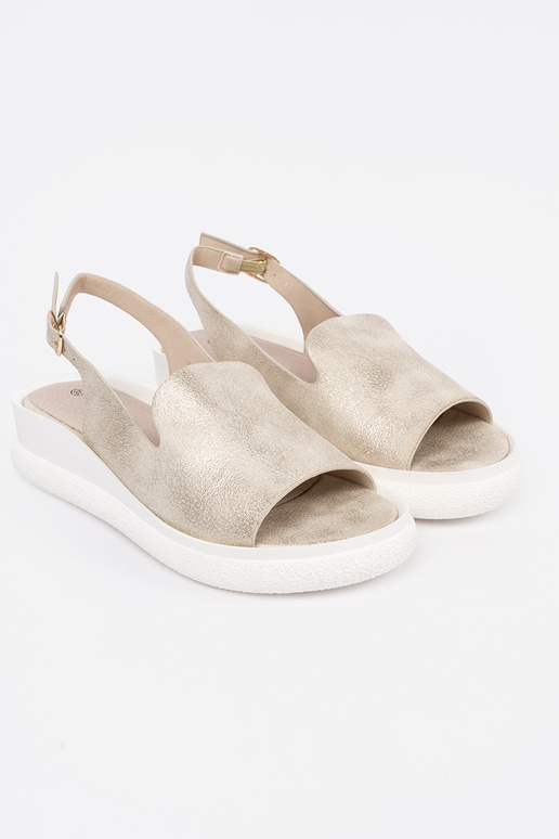 Sandálias Confortáveis em Tom de Ouro... Sandálias Confortáveis em Tom de Ouro...