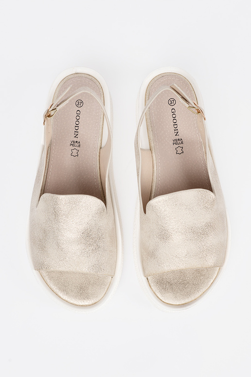 Sandálias Confortáveis em Tom de Ouro... Sandálias Confortáveis em Tom de Ouro...