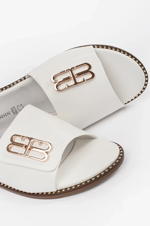 chinelas femininas brancas com sola...