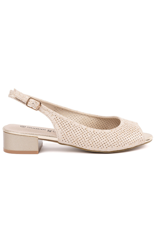 Sandálias em Tom de Marfim com... Sandálias em Tom de Marfim com...