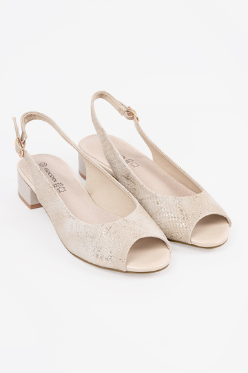 Sandálias femininas bejes... 2