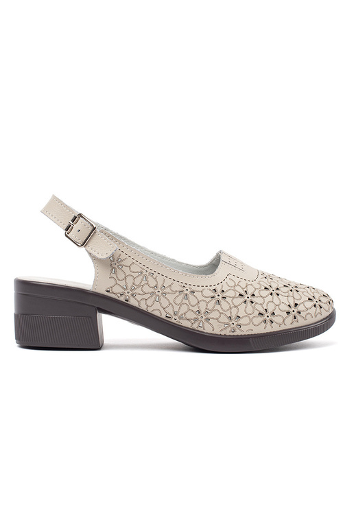 Sandálias de camurça na cor areia em... Sandálias de camurça na cor areia em...