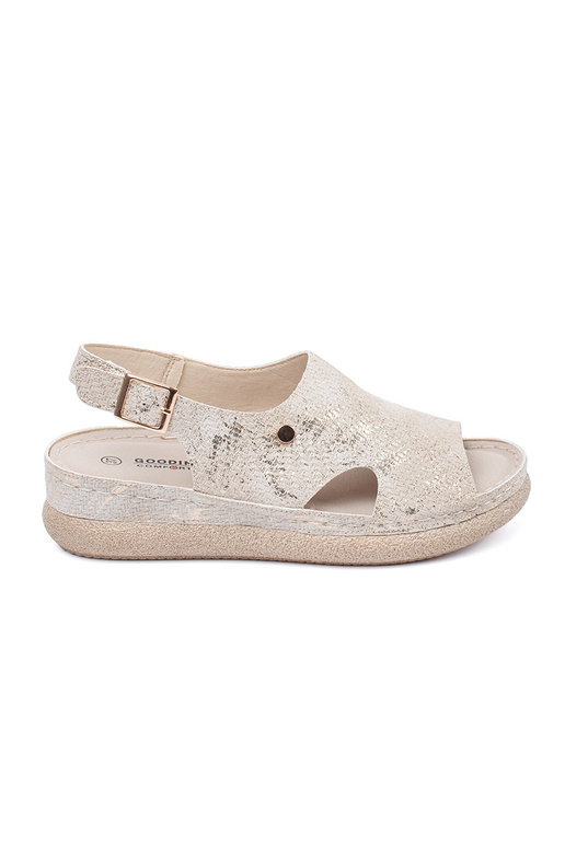 Sandalias Planas Taupe com Fivela Sandalias Planas Taupe com Fivela