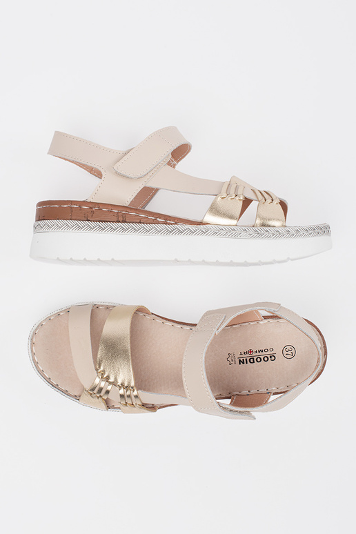 Sandalias com Plataforma Areia com... Sandalias com Plataforma Areia com...