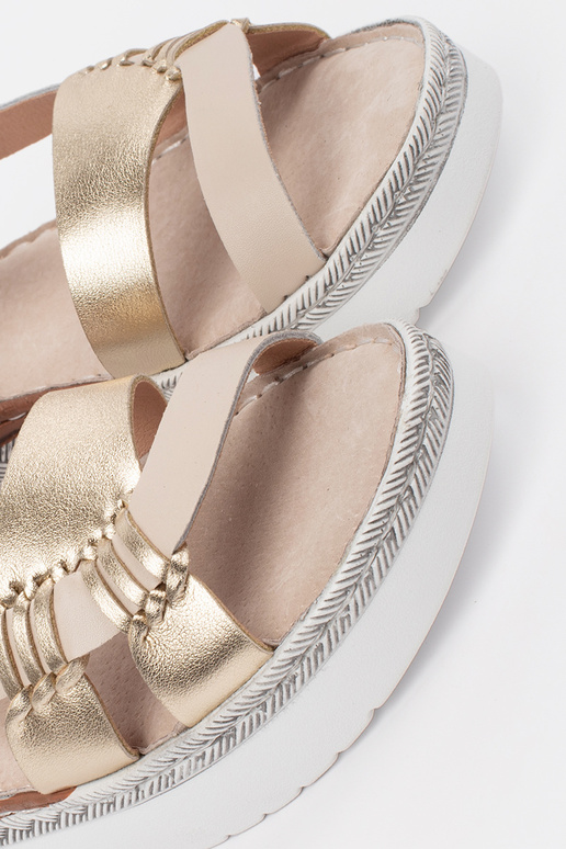 Sandalias com Plataforma Areia com... Sandalias com Plataforma Areia com...