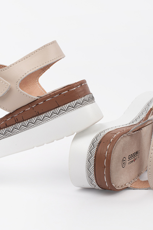 Sandalias com Plataforma Areia com... Sandalias com Plataforma Areia com...