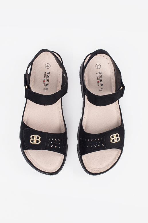 Sandálias femininas pretas Sandálias femininas pretas