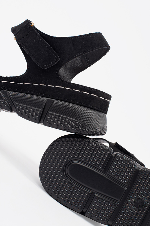 Sandálias femininas pretas Sandálias femininas pretas