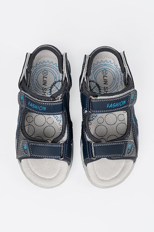 Sandálias masculinas azul-marinho